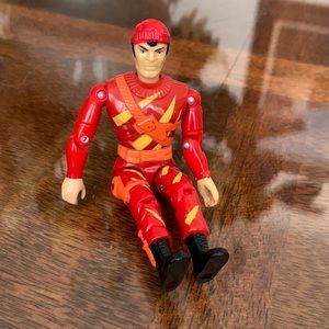 Vintage THE CORPS Military John Eagle action figure 1986 Lanard Red Uniform